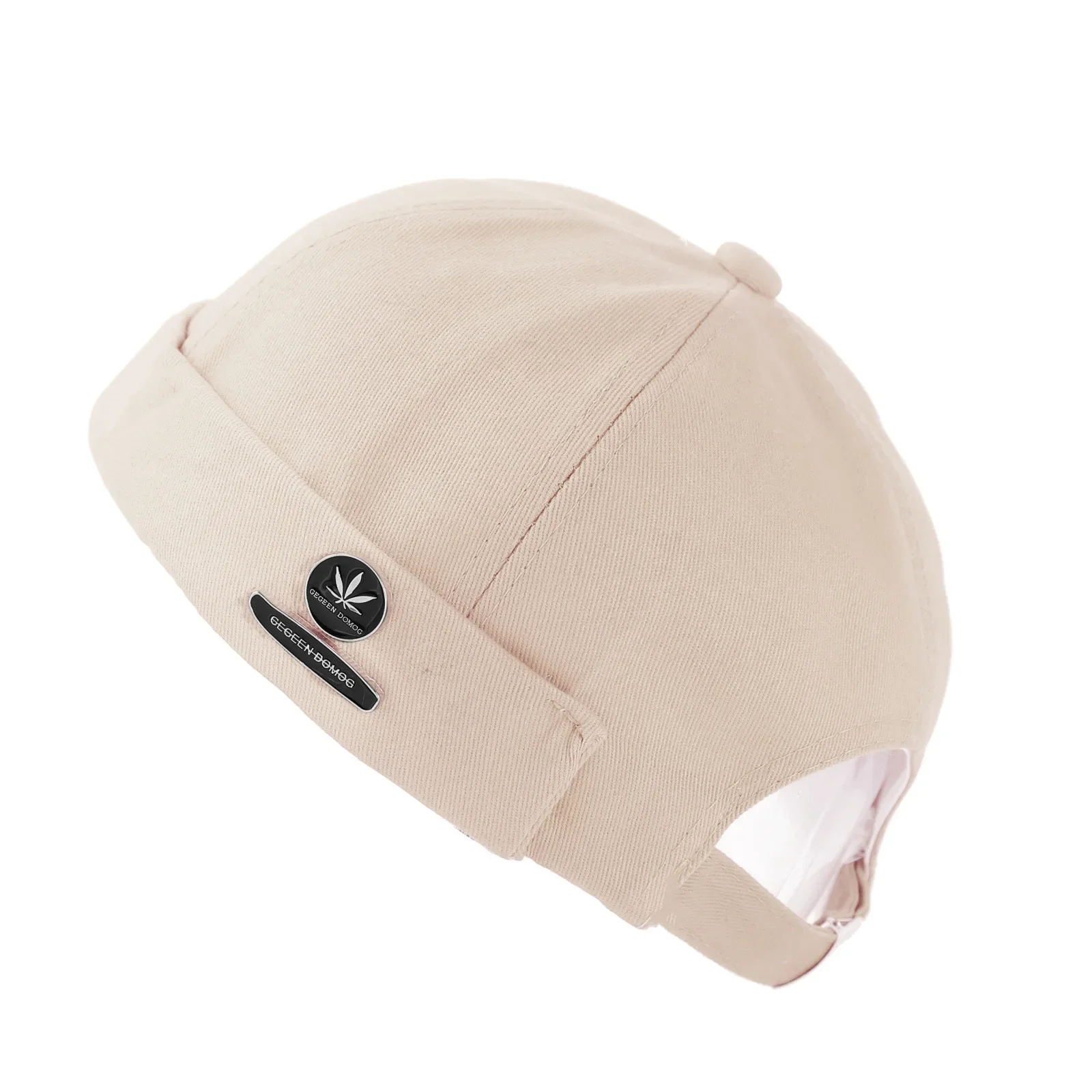 New High Quality Unisex Trend New Retro Brimless Melon Skin Hat Fashion Versatile Hat Men Street HipHop Cap Without Visor Gorros