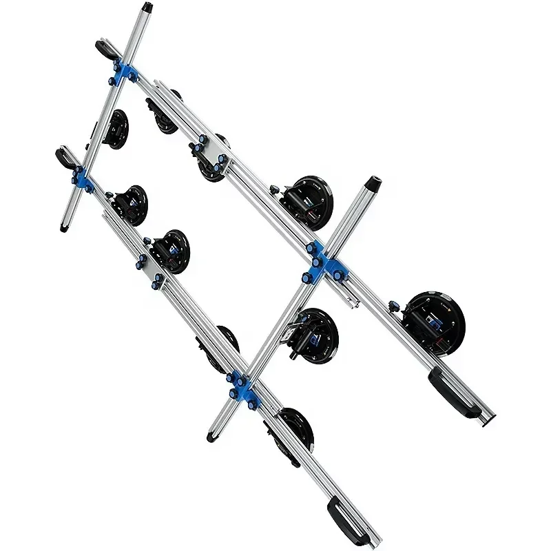 Two-person Plate Lifter Air Pump Tile Suction Cup for Large Flat Tiles Adjustable Vacuum Tensioner Seamless Splicer Sucker