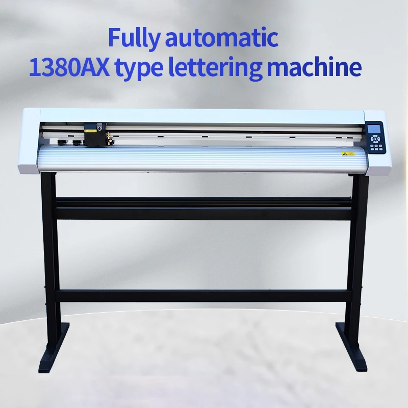 600~1500mm Vinyl Cutter Plotter Machine Floor Stand Sign Cutting Plotter LCD Screen for DIY Advertising Label Making