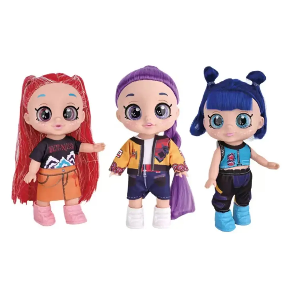 

3pcs#New Best-selling 10-inch K-POP Girl Doll with 5D Eyes, Music, Vinyl, Tiger Figures, Fashion Collection Toys, Gifts for Fans