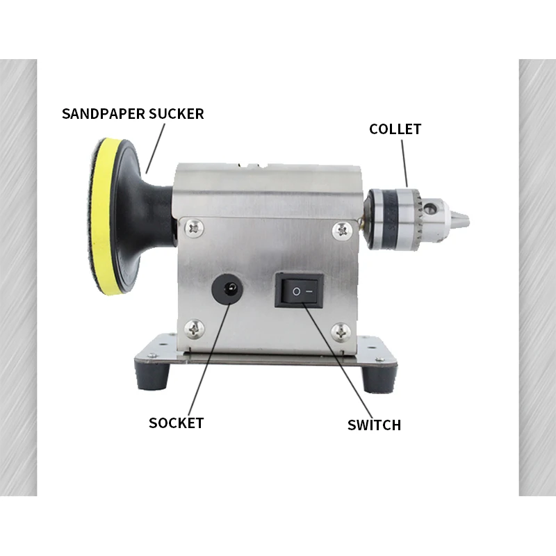 Multifunctional Jade Engraving machine 775 Mills Small Cutting Machine Woodworking Tools 96W Speed Control Power Supply