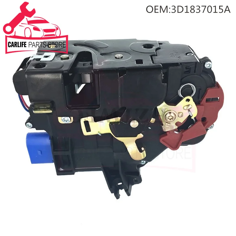 3D1837015A Front Passenger Left Side Door Lock Actuator for VW Caddy Golf Jetta Touran Touareg Skoda Octavia Seat Altea Toledo