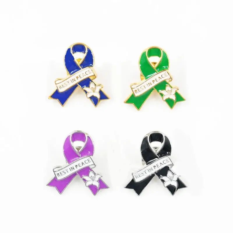 بروش تذكاري سلسلة الصحة العقلية المينا دبابيس القلق الاجتماعي علم النفس الوعي يقتبس شارة معدنية هدايا المجوهرات بالجملة #3