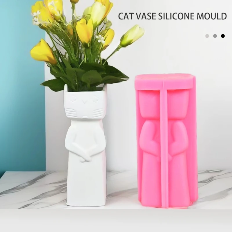 

Unique Silicone Molds Silicone Crafting Moulds Vase Molds Flower Container Molds Epoxy Resin Molds Pen Storage Molds