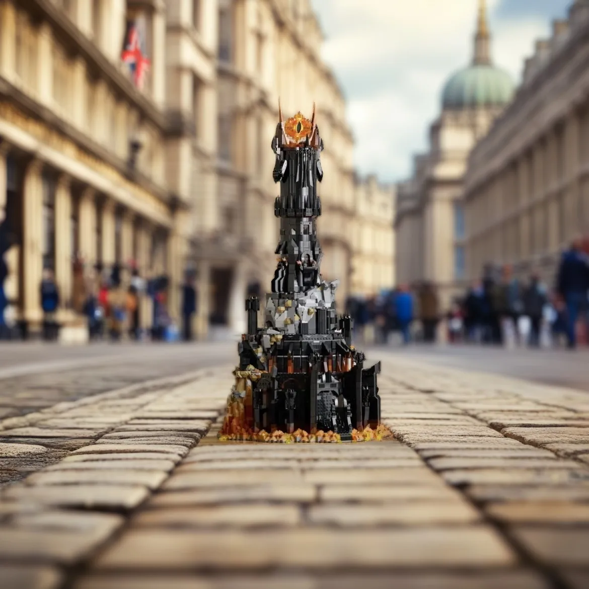 أحدث 5478 قطعة من مكعبات بناء نموذج Black Tower Dark التي يمكن تجميعها عبارة عن مجموعات الطوب الشهيرة والألعاب MOC الإبداعية