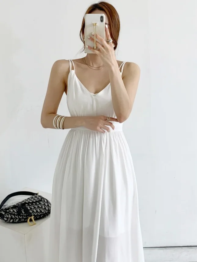 Ele صيف جديد الجوف خارج با حزام الدكتور المرأة الراقية المشاعر ميدي تنورة شيك Sle الإنتاج الصيني ألف خط الدكتور