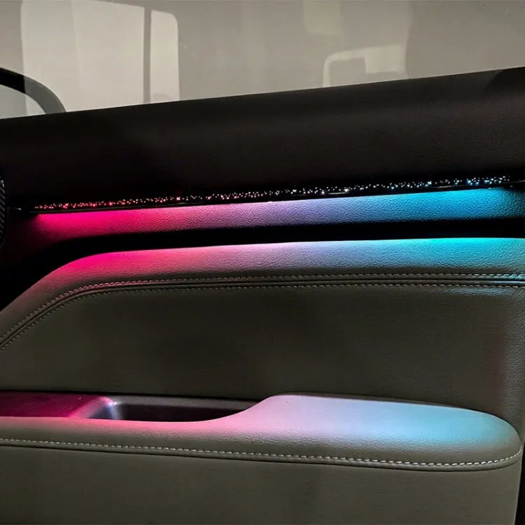 KYNCHO Universal Color Changing Starry Sky Pattern Interior Ambient Light Symphony LED Car Ambient Light Auto Interior Lighting