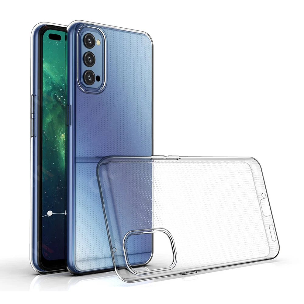 

Transparent Silicone Phone Case for OPPO Realme 7 7i X7 Pro Max Ultra Realme7 Transparent Soft Clear TPU Back Cover Housing Bags