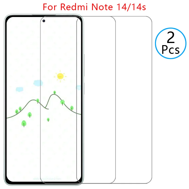 Защитное закаленное стекло для Xiaomi Redmi Note 14/14S, защитная пленка для экрана Note 14/14S/S14 4G/5G, пленка для Xiaomi Redmi 4/5G