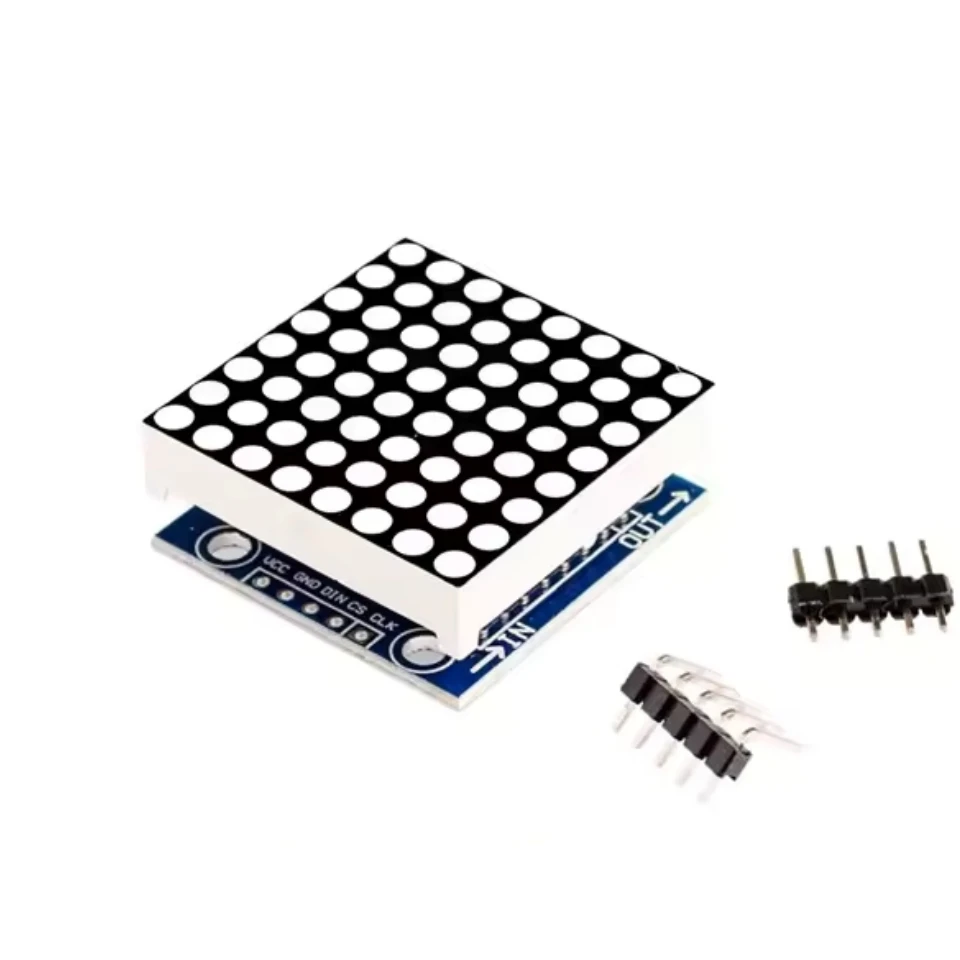 MAX7219 Dot Matrix Module 32x8 4 in 1 LED Display Modules Drive with 5Pin Wires for Arduino Raspberry Pi