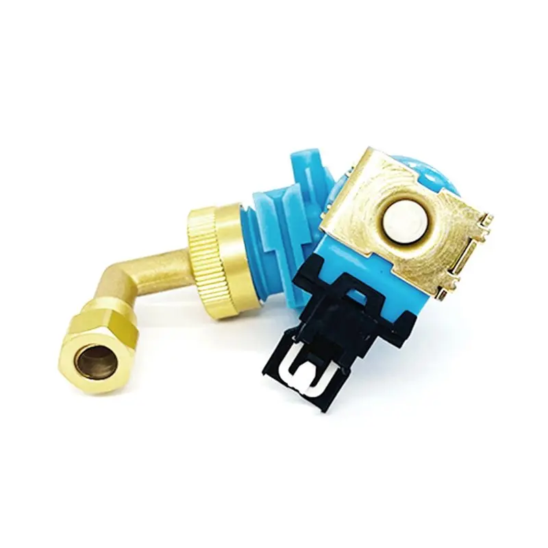 Adaptador de latão A76G e válvula solenoide W10327250, entrada de água para máquina de lavar louça, para Whirlpool, Jenn Air, para Kenmore VI3460