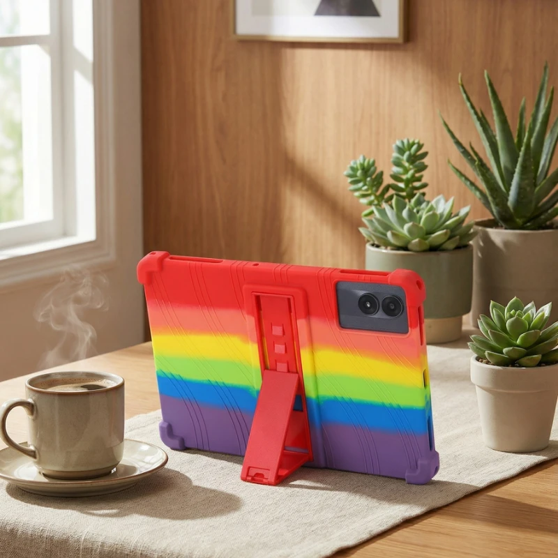 

Case For TABWEE T50 Tablet Safe Shockproof Silicone Stand Cover 11 inch Shockproof Cases