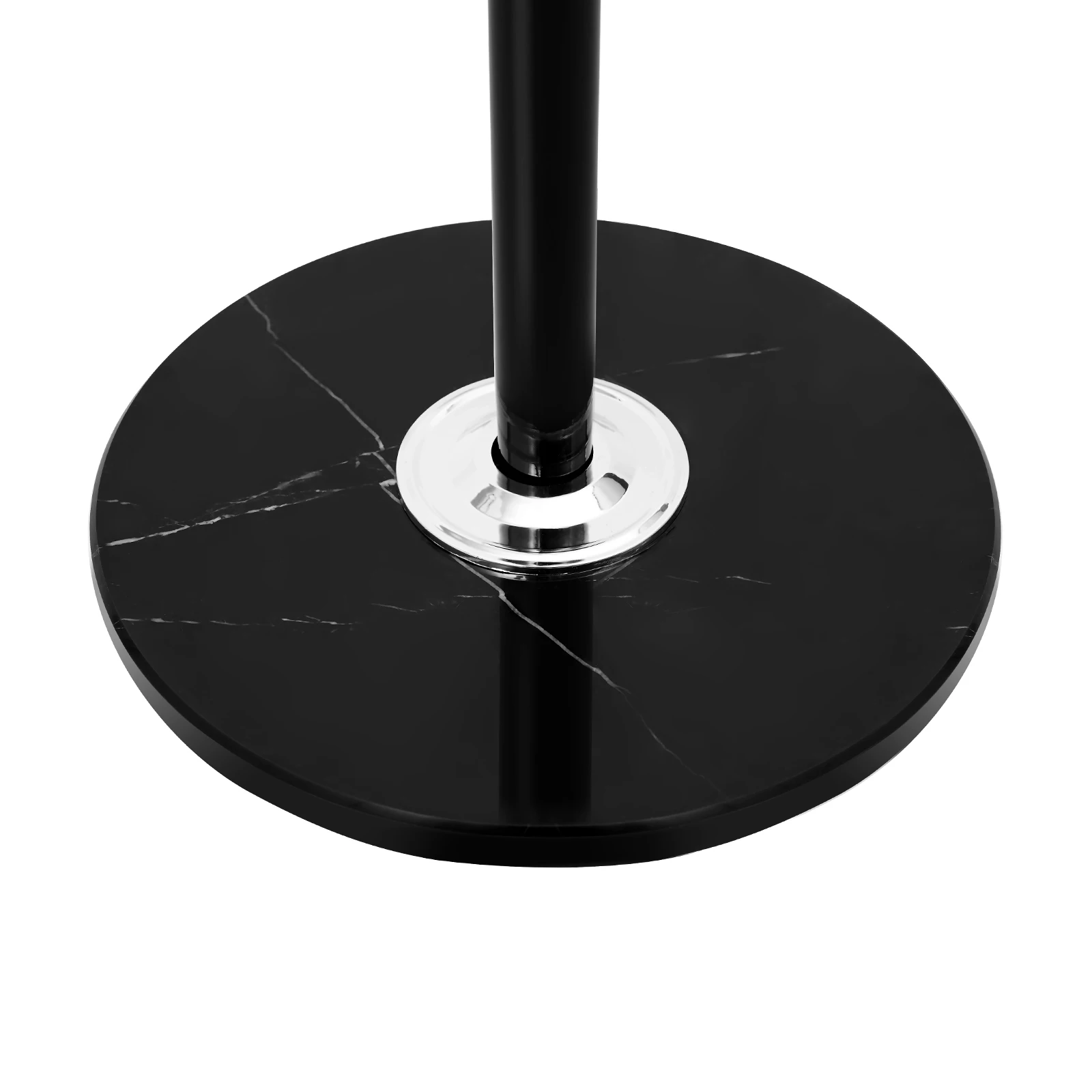 Appendiabiti - Appendiabiti in metallo da 170 cm, portaombrelli con 17 ganci in metallo marmo stabile e durevole per dormitorio, casa (nero)