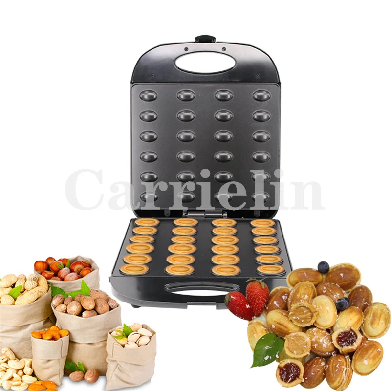 Mini Electric Walnut Cake Maker Automatic Nut Waffle Bread Machine Sandwich Iron Baking Breakfast Pan