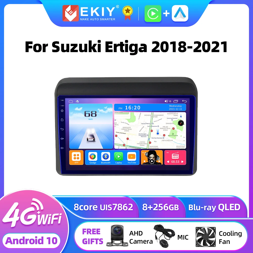 

EKIY T7 Android Auto Car Radio For Suzuki Ertiga 2018-2021 Multimedia Video Player Carplay Navigation Stereo No 2 din Head unit