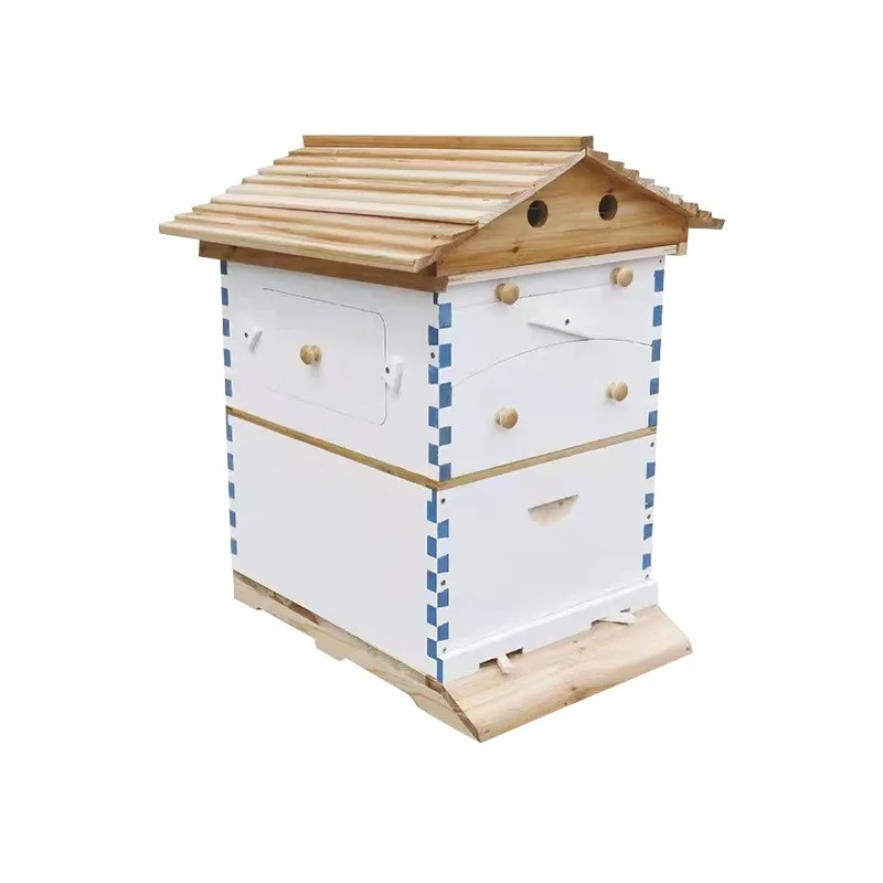 Beekeeping tools, Huamu self-flowing honey paint beehive, boiled wax fir automatic flowing honey, special beehive