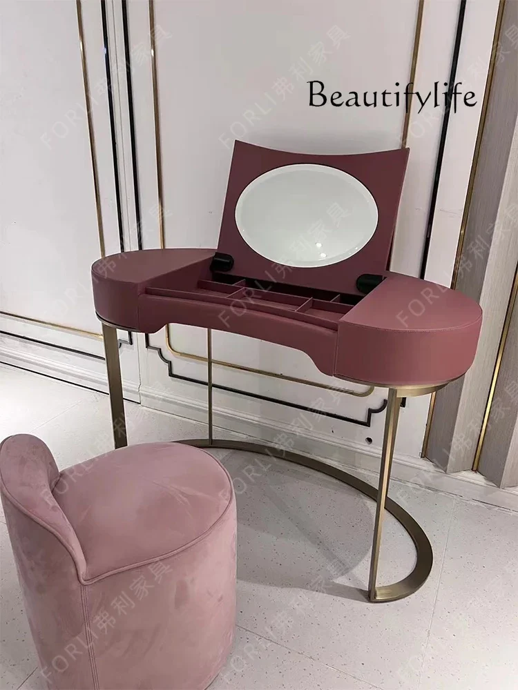 Q S Bedroom Italian Modern Light Luxury Dresser Designer Simple Makeup Table Customization