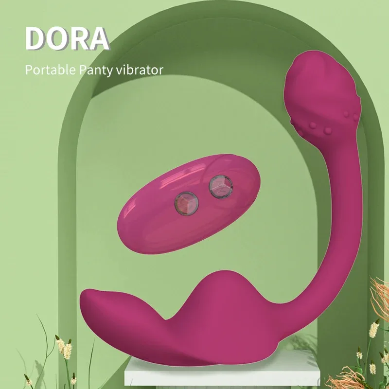 محفز مدلك لاسلكي للتحكم عن بعد هزاز الكبار يمكن ارتداؤها تهتز اللباس الداخلي لعبة الجنس للنساء G بقعة هزاز البظر