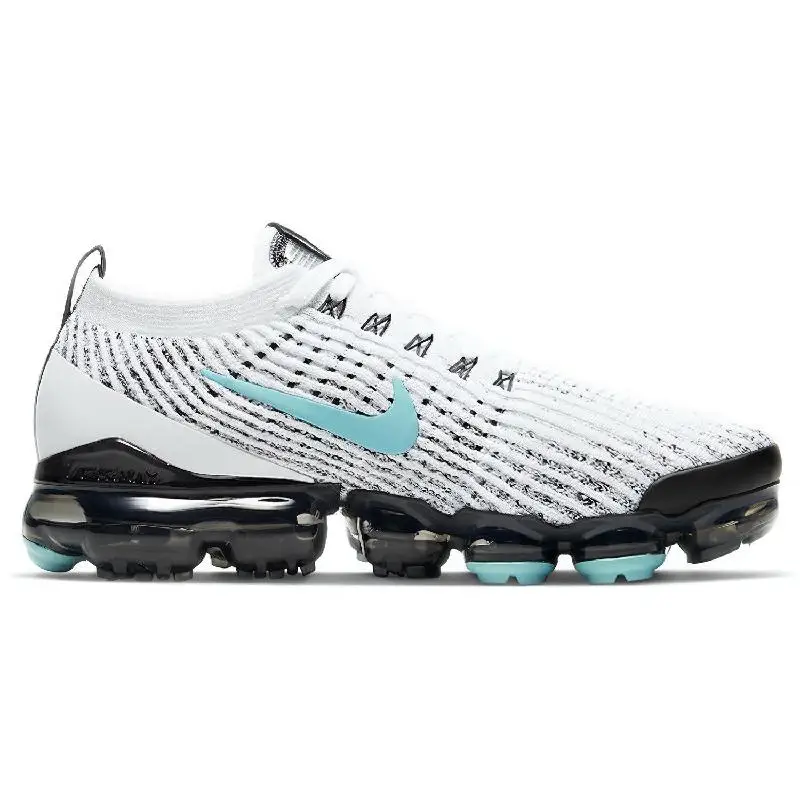 Nike Nike Air VaporMax Flyknit 3 White Black Aurora Women's Sneakers shoes CT1274-100