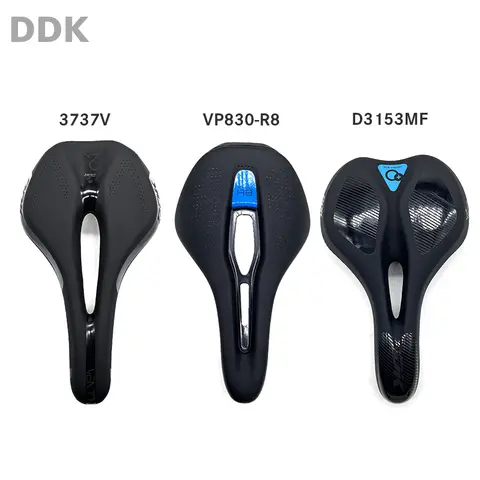 대만 DDK 자전거 안장 편안한 쿠션 자전거 MTB 안장 인체 공학적 디자인 강철 활 전자 자전거 좌석 중공