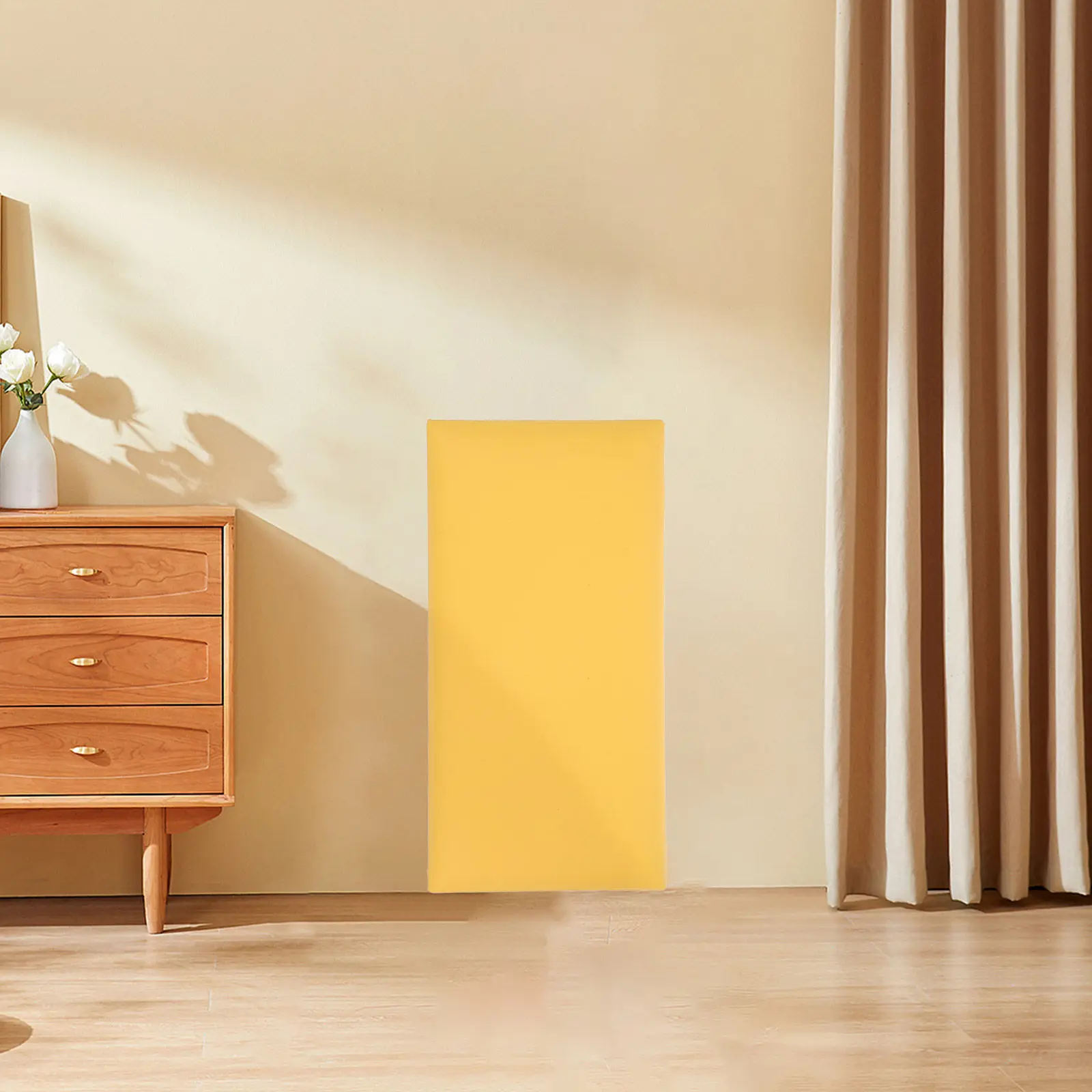 20x40cm Yellow Soft Wall Stickers for Room Anti-Collision Safety Padding Playroom Decoration Room Wall Stickers