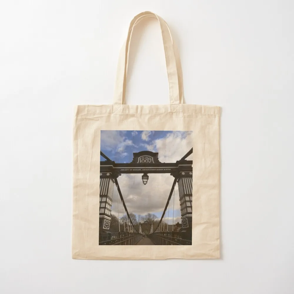 Burton-on-trent Bridge Tote Bag shopping bag bags for women custom fabric bag