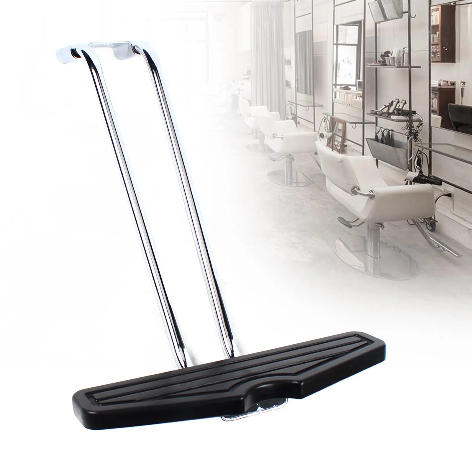 

Foot Rest Replacement Salon Chair Foot Rest Simple Replacement for Hydraulic Barber Chair Styling Salon Beauty (Us Stock)