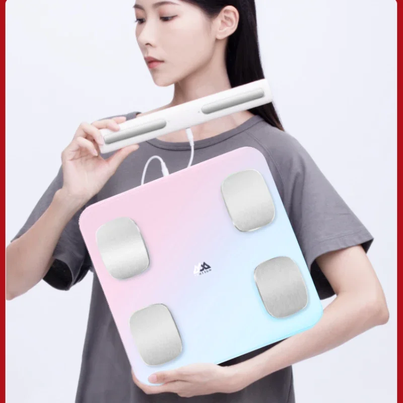 Smart Body Fat Scale:LED DisplayAPP IntegrationSmall Precision Electronic Scale for Health Tracking Bluetooth Weight Monitor.