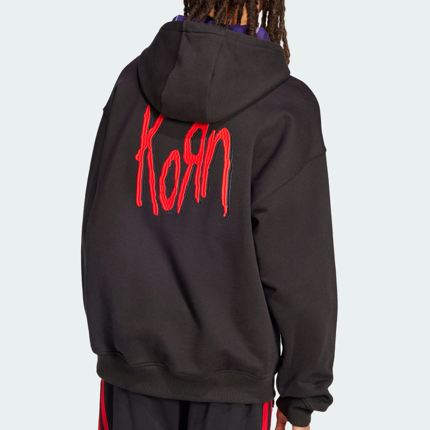 アディダス公式オーセンティック メンズ ストライプ スポーツ フード付き ウォーム スウェットシャツ JG1337