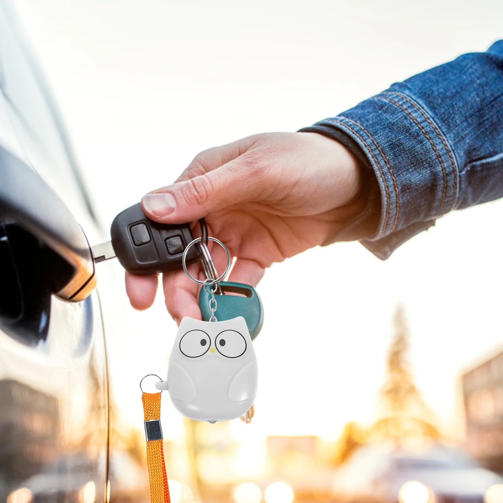 

Personal Safety Alarm Keychain Owl Design Loud 130db Alarm for Women Outdoor Personal Alarms for Women
