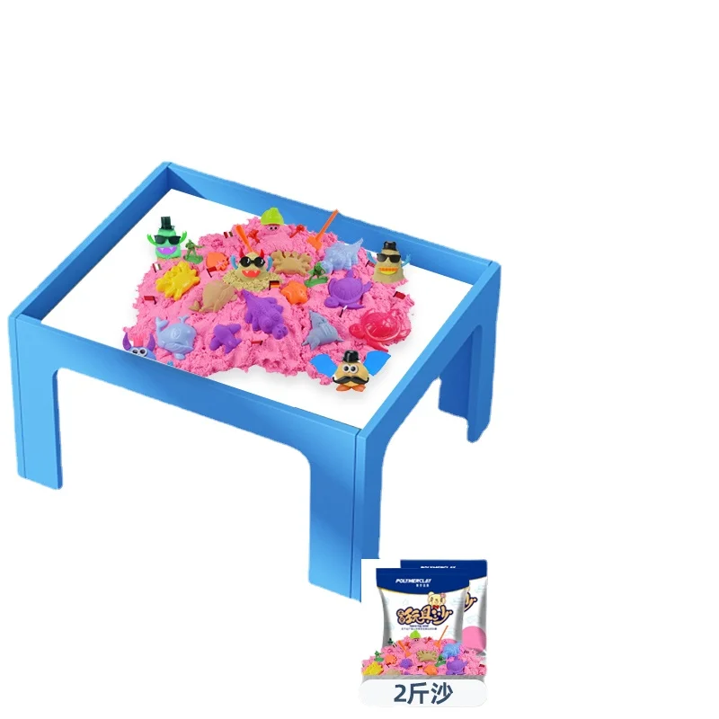 Zl Toy Table Children's Building Block Table Puzzle Multi-Functional Space Sand Table