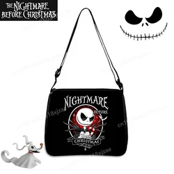 The Nightmare Before Christmas Crossbody Bag Cartoon Movie Peripherals Waterproof Wear-resistant Backpack Large Capacity Gifts