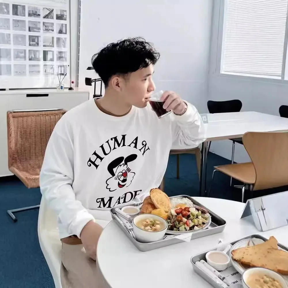 Clotty Team Humanmade Sausage Dog Couple Long Sleeve T-shirt Autumn/Winter Top Base Shirt