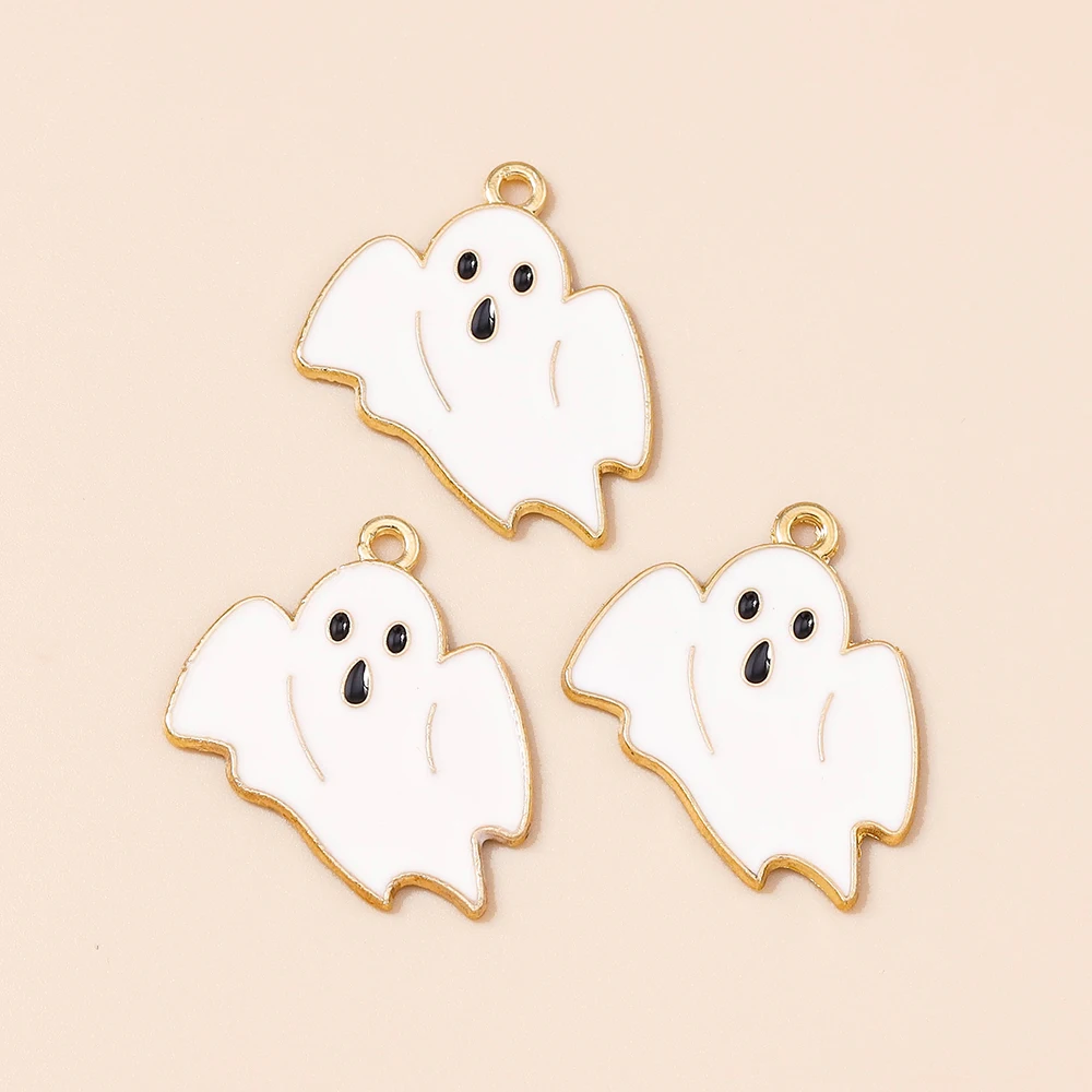 Leslie 10pcs Halloween Ghost C - Jewelry Making Date Night ulasan dan harga