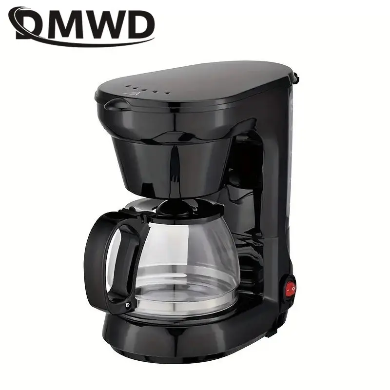 220V 110V 750mL Capacity 5 cups Vapour Drip Coffee Maker Practical Mini Americano Coffee Machine Heat-resistant Glass Pot