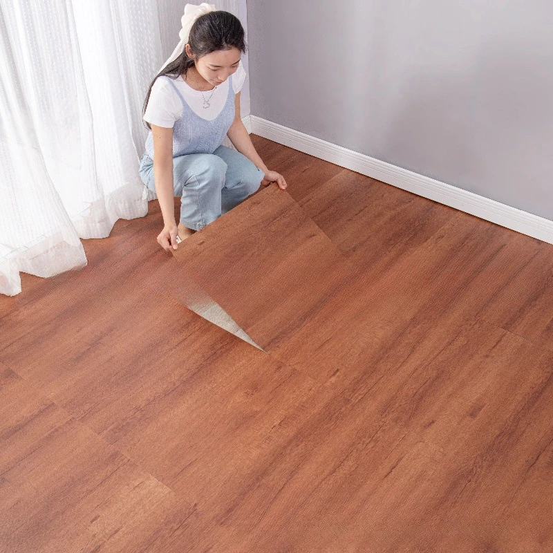 10 قطعة SXP سميكة مقاومة للاهتراء ذاتية اللصق الخشب الحبوب الكلمة ملصق 30 سنتيمتر X 30 سنتيمتر PVC ملصق أرضيات