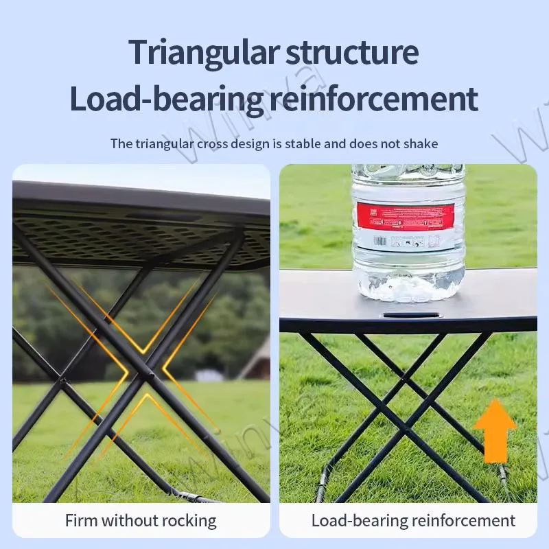 For Model Y 2020-2024 & Model Y 2025 2026 Juniper Portable Trunk Picnic Table Travel Folding Work Rest Camping Board Accessories view 4