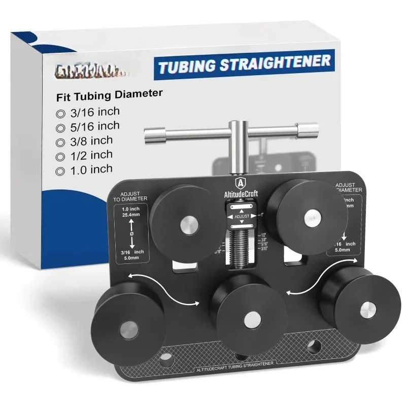 Pipe straightener, brake line straightener for 3/16 inch - 1.0 inch diameter
