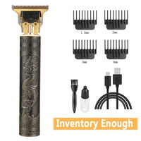 2025 T9 HairClipper Beard Shaving Body Hair Trimmer Clippers Electric Machine Men Haircut Machine 0mm Barber ShaverDragon Carved