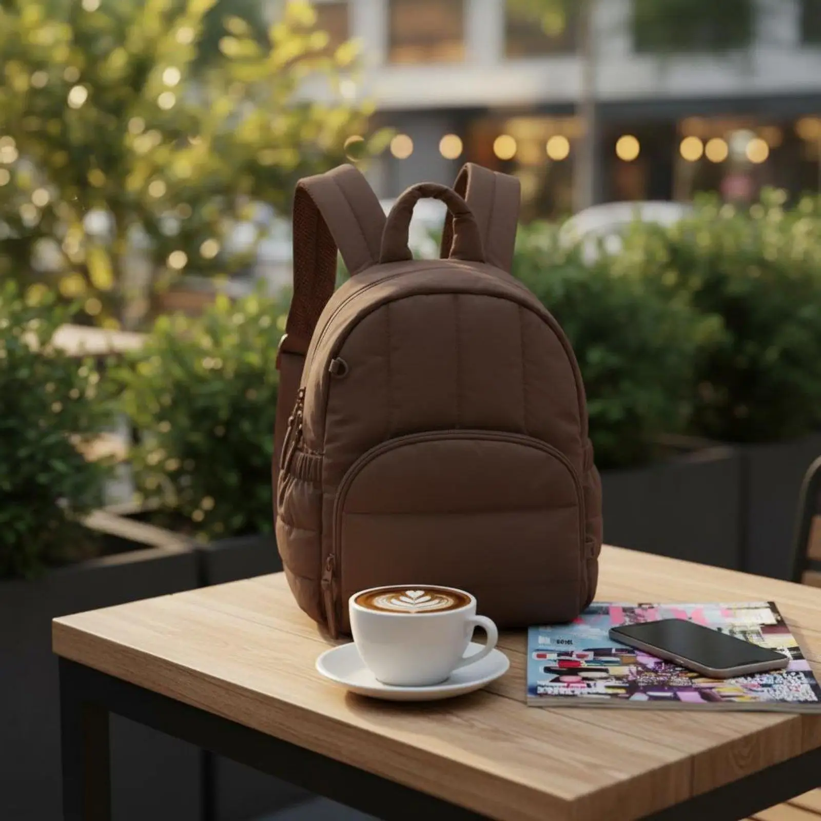 Waterproof Rucksack Nylon Backpack Backpack Plush Child Mini Backpack Lady Back to School for Girls