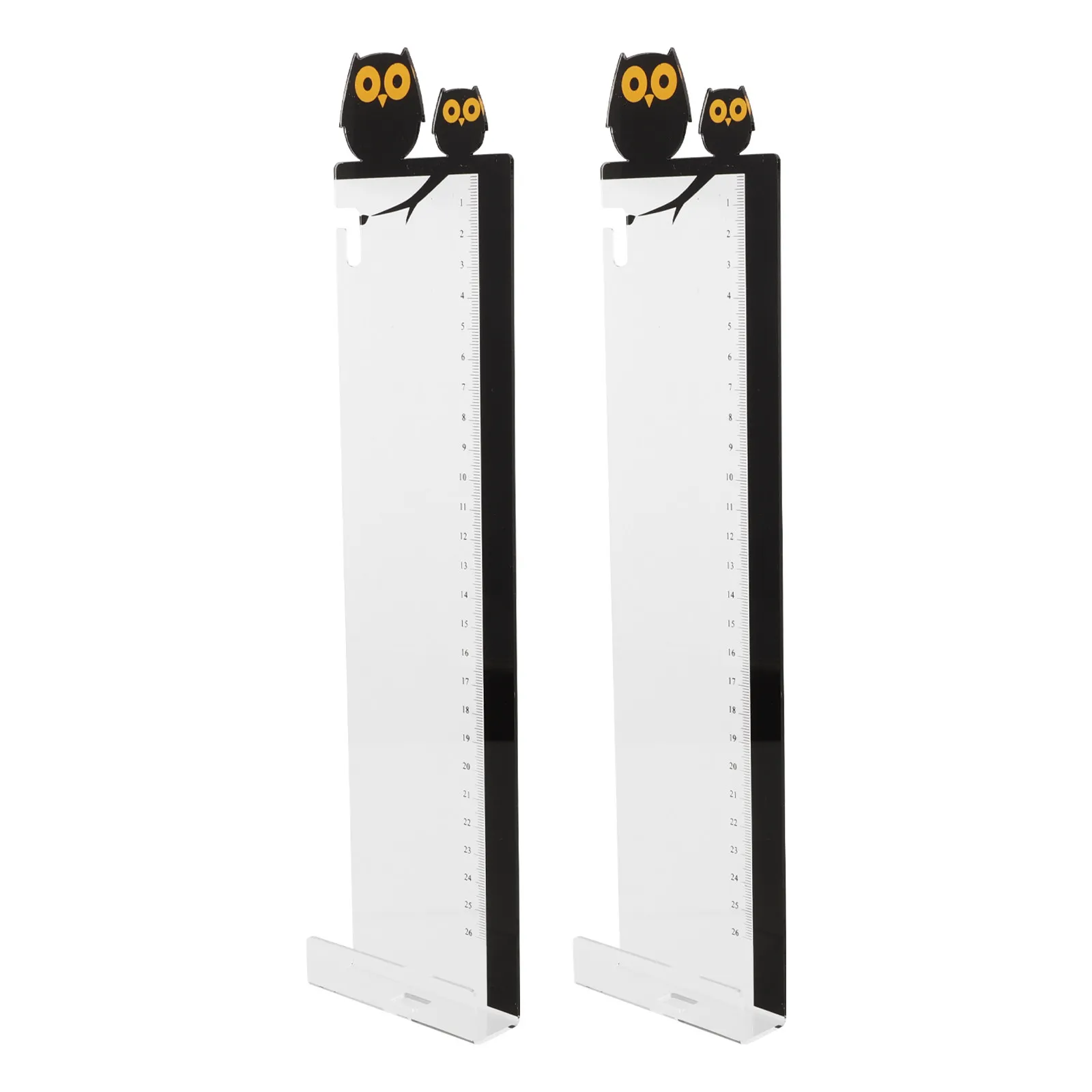

2Pcs Acrylic Monitor Side Memo Board Cat Design Sticky Display Pad for Notes Schedules Reminders and Visual Organization