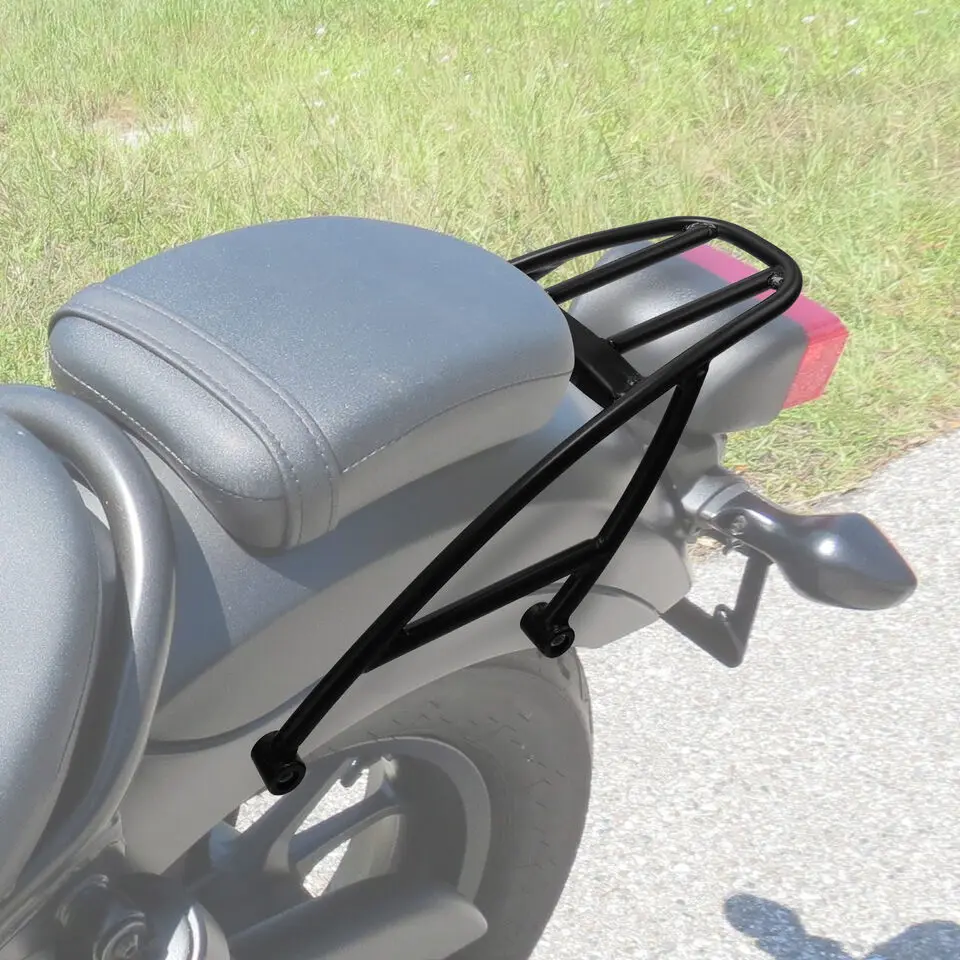 Motorcycle Black Rear Luggage Rack For Honda Rebel CMX300 CMX500 2017 2018 2019 2020 2021 2022 2023 2024