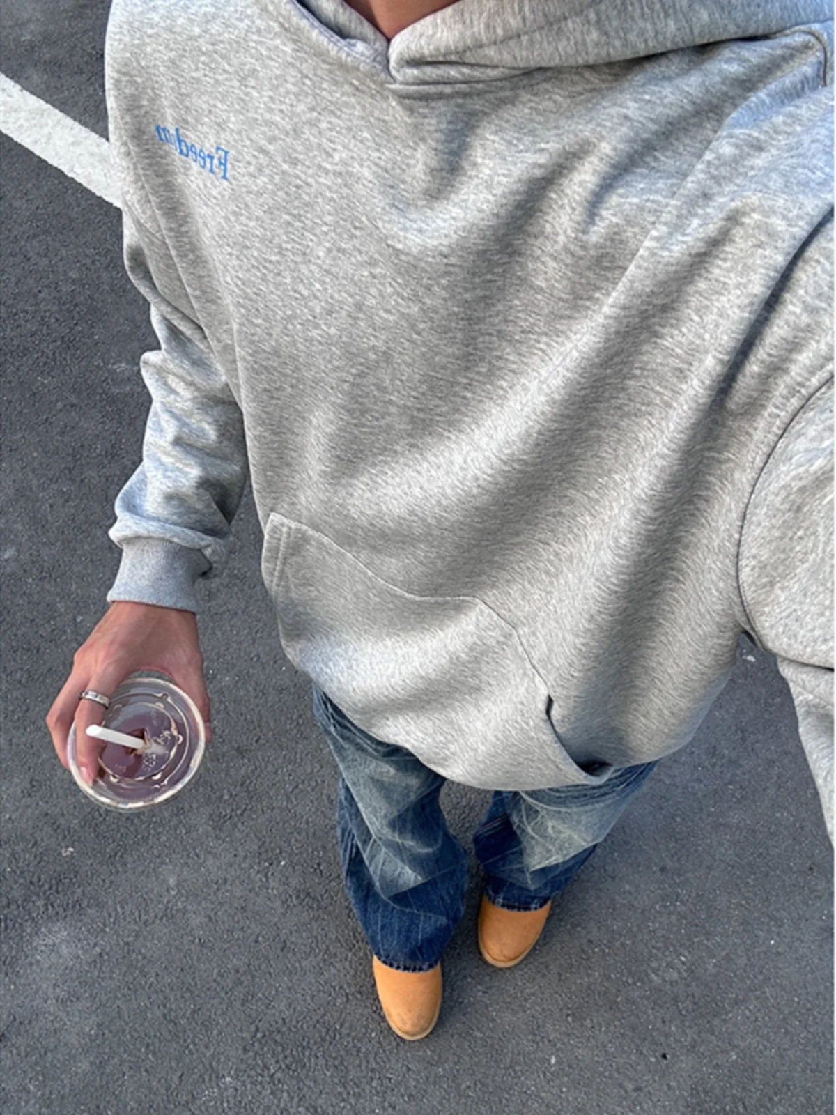 

Light ey Spartan Hoodie Men's American Retro Sle 2024 New Autumn Heavyweight Hardwearing Hooded Sweatirt Casual Wear