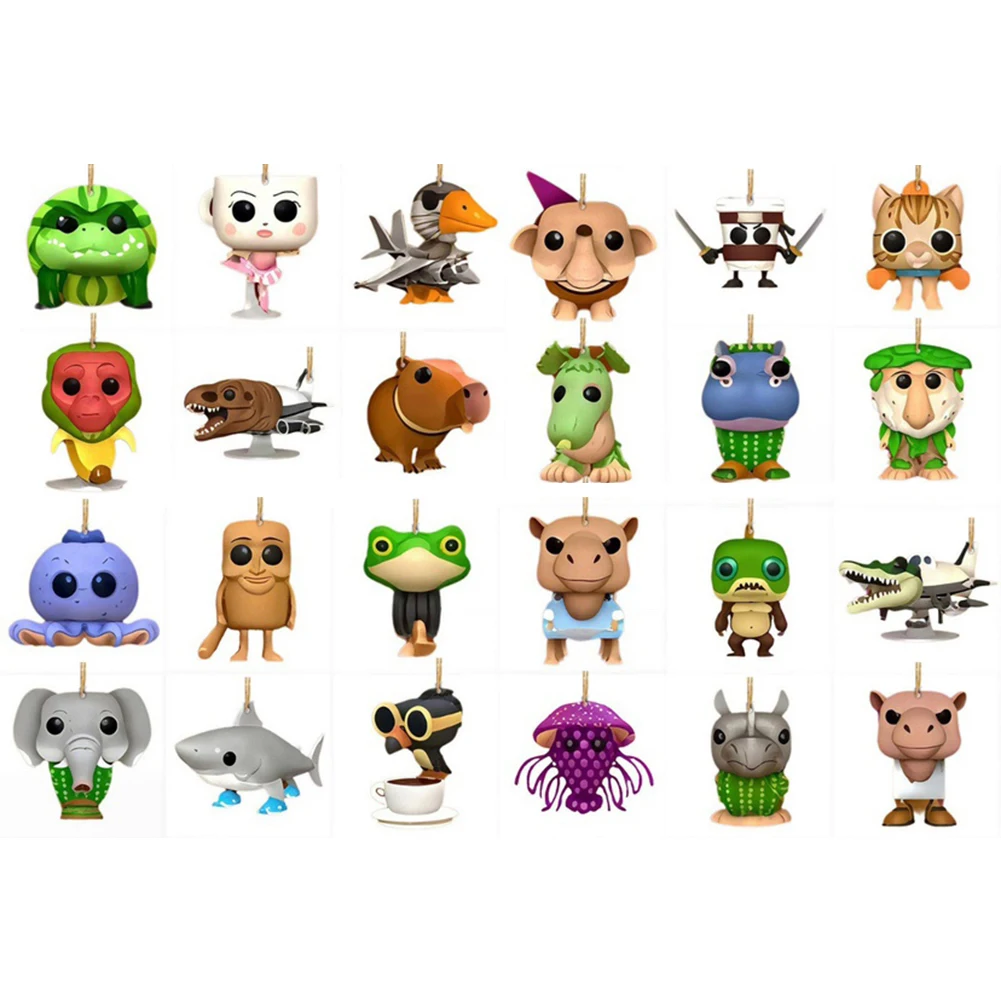 TungTungTung Sahur Tralalelo Tralala شخصيات إيطالية مضحكة كابتشينو Bonecaambalabu مجموعة ديكور سطح المكتب حلية للأكريليك