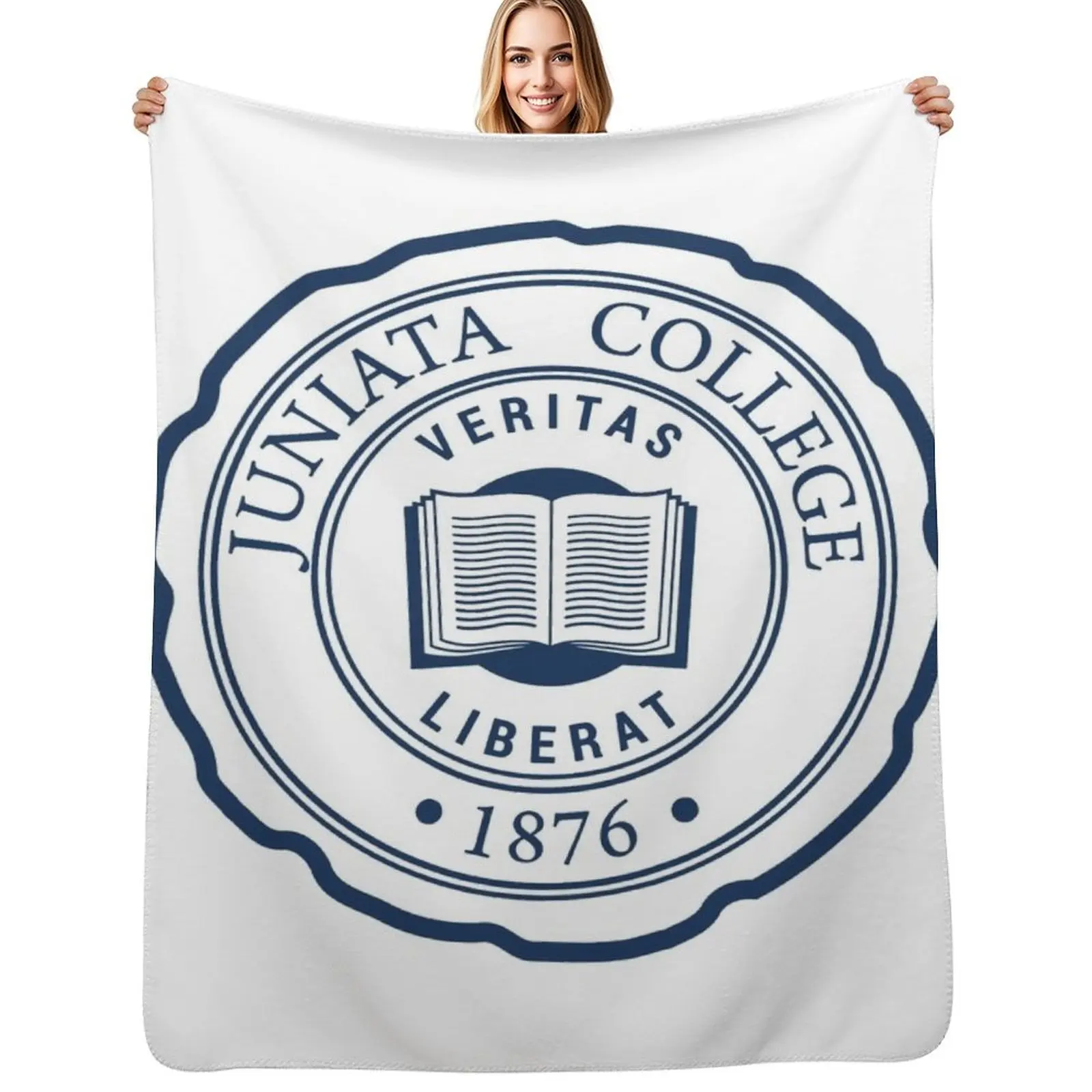 

juniata college seal Throw Blanket All Weather Soft Throw Blanket for Sofa