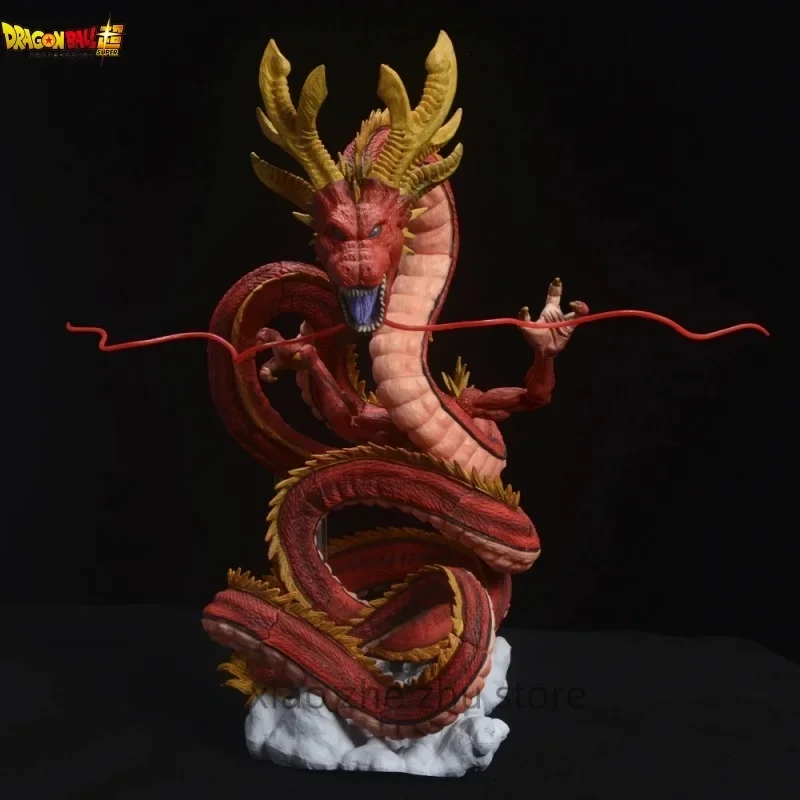 30cm Dragon Ball Z czerwona Shenron figurka Shinryu Ichiban Kuji superbohater Shenron figurka Pvc Model postaci Z Anime posąg ozdoby prezenty