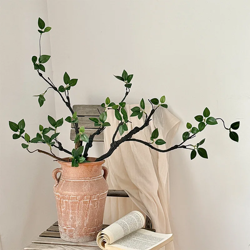 

5Pcs Faux Foaming Branches Green Buds Plants for Home Living Room Decoration Fake Flower Arrangements Party Wedding Table Decor