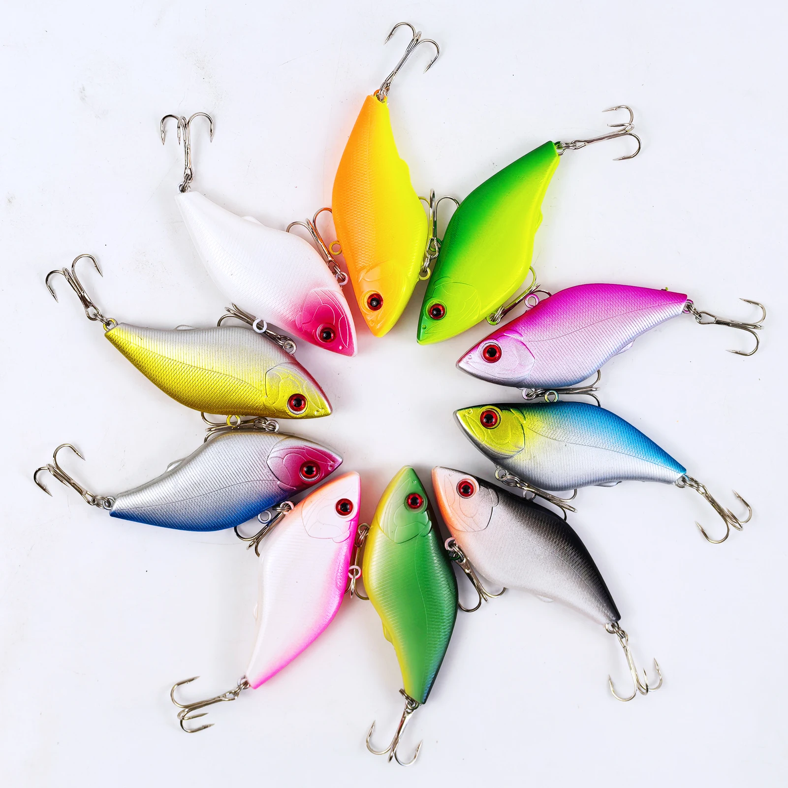 Señuelos VIB FREE FISHER – Cebo duro con triples para trucha y lubina - imagen 5