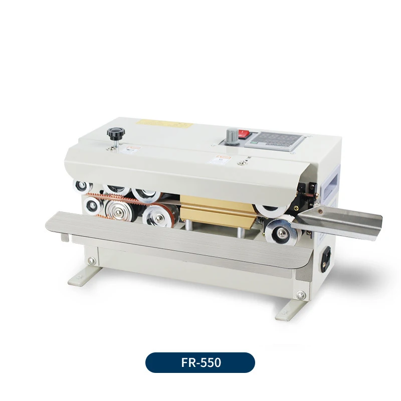 Continuous Sealing Machine Tabletop Small Commercial Plastic Bag Sealer Aluminum Foil Tea Bag Food Packaging Machine