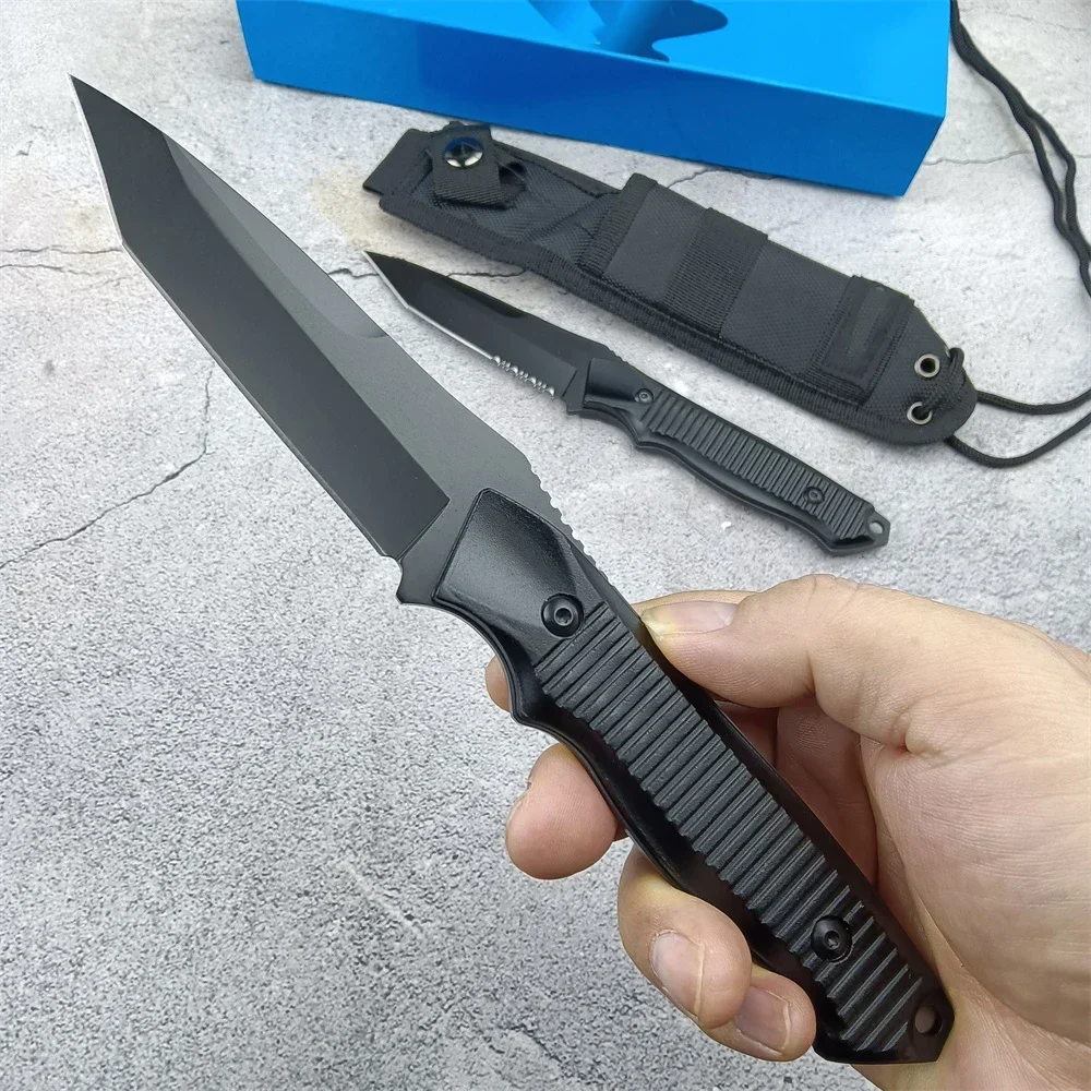 Multi Styles BM 140BK Fixed Blade Knife Tanto/sharp Blade Aluminum Alloy Handle Self Defense Hunting Military Survival Gear